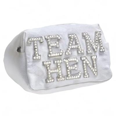 Ginger Ray team hen toilettas wit 20 cm | 10 stuks