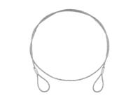 EUROLITE Steel Rope (FC) 900x4mm silver without quick link - thumbnail