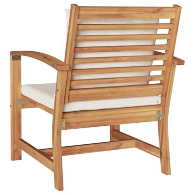 Tuinstoelen 2 pcs Bruin 60 x 65 x 76.5 cm Massief teakhout Tuinstoelen 2 pcs Bruin 60 x 65 x 76.5 cm Massief teakhout