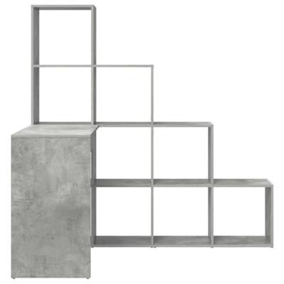 Hoekbureau Betongrijs 101,5 x 149,5 x 149,5 cm Bewerkt hout