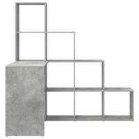 Hoekbureau Betongrijs 101,5 x 149,5 x 149,5 cm Bewerkt hout - thumbnail