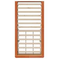 Bedframe Wasbruin 210 x 118 x 30 cm Massief grenenhout - thumbnail
