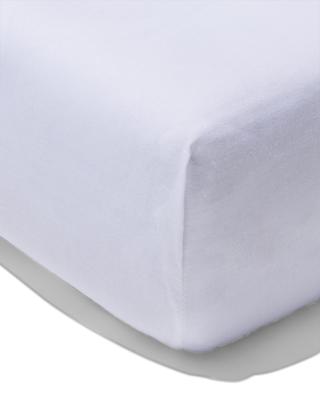 HEMA Hoeslaken 200x200cm zacht katoen wit (wit)