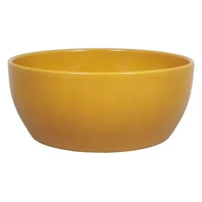 Schaal boule d24.5h9.5cm okergeel Schaal boule d24.5h9.5cm okergeel
