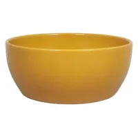 Schaal boule d24.5h9.5cm okergeel - thumbnail