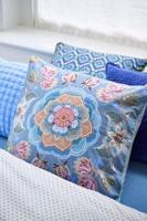 Pip Studio Pip Studio Matata Square Cushion - Blauw 53x53 cm - thumbnail