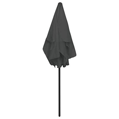 VidaXL Strandparasol 180x120 cm antracietkleurig