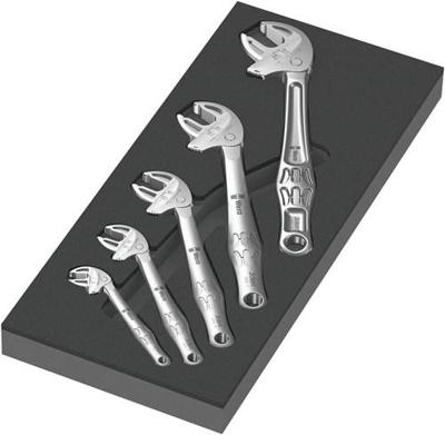 Wera 05150122001 Joker Zelfaanpassende steeksleutel 5-delig Sleutelbreedte (metrisch) 7 - 24 mm