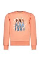 B.Nosy K3 Meisjes sweater - Scottie - Perzik - thumbnail