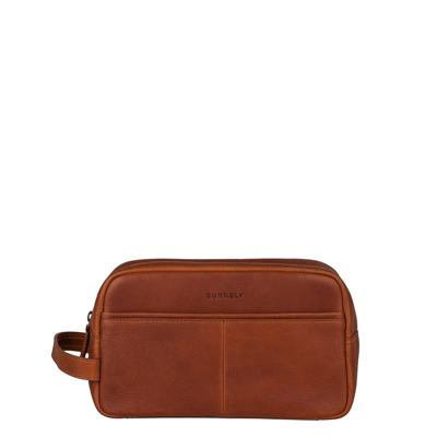 Burkely Antique Avery Toiletry Bag-Cognac