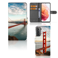 Samsung Galaxy S21 | Flip Cover | Golden Gate Bridge - thumbnail