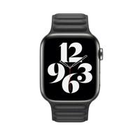 Apple MY9M2ZM/A smartwatch-accessoire Band Zwart Leer - thumbnail