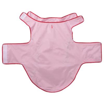 VidaXL Hondenregenjas met reflecterende strips polyester rood 4xl VidaXL Hondenregenjas met reflecterende strips polyester rood 4xl