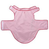 Hondenregenjas met reflecterende strips polyester rood 4XL - thumbnail