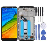 LCD-scherm en Digitizer volledige montage met Frame voor Xiaomi Redmi 5 Plus(Black) - thumbnail