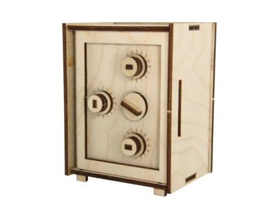 Solexpert Bouwpakket - kluis als spaarpot met echt slot