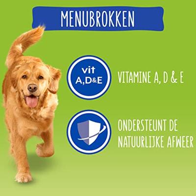 Purina Bonzo Menubrokken hondenvoer met kip/rundsmaak 15 kg Purina Bonzo Menubrokken hondenvoer met kip/rundsmaak 15 kg