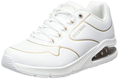 Skechers Uno 2 - Golden Trim 155637/WTGD Wit-36 maat 36