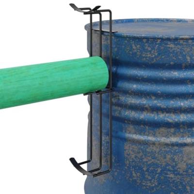 VidaXL Hindernishouder 2 st staal zwart VidaXL Hindernishouder 2 st staal zwart