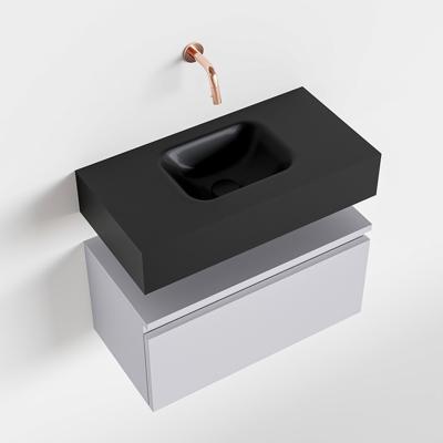 MONDIAZ ANDOR 60cm toiletmeubel cale. LEX 60cm wastafel urban midden geen kraangat