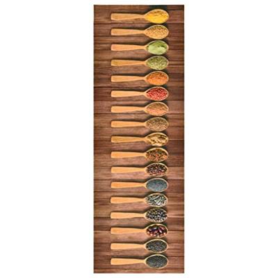 VidaXL Keukenmat wasbaar spoons 60x300 cm