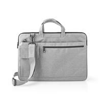 Laptoptas | Schouderriem | 8 Opbergvakken | 17 - 18 inch | Grijs - thumbnail