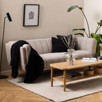 Bendt 3-zits Bank 'Liselot' Bouclé, kleur Beige - thumbnail