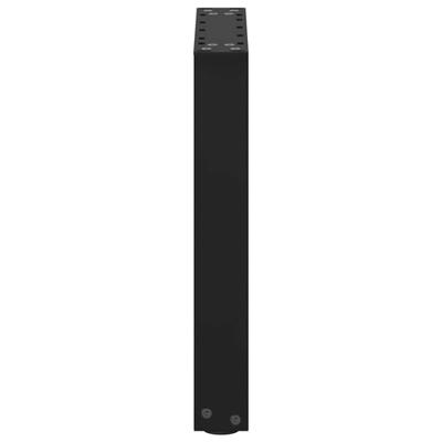 Salontafelpoten 2 st U-vormig 28x(42-43) cm staal zwart