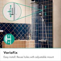 hansgrohe Activera S Showerpipe 240 - 1jet - EcoSmart met Ecostat Fine Varia - chroom 28078000 - thumbnail
