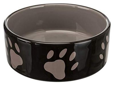 TRIXIE VOERBAK POOTMOTIEF KERAMIEK BRUIN / TAUPE 16X16 CM 800 ML 4 ST TRIXIE VOERBAK POOTMOTIEF KERAMIEK BRUIN / TAUPE 16X16 CM 800 ML 4 ST