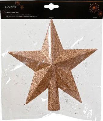 Piek kunststof L4,2b19h19 cm brandy Decoris - Decoris