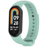 Siliconen bandje - Mintgroen - Xiaomi Smart Band 8 / 9 / 10 - thumbnail