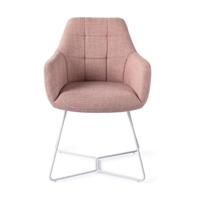 Jesper Home Eetkamerstoel 'Noto' Beehive White, kleur Vintage Rose - thumbnail