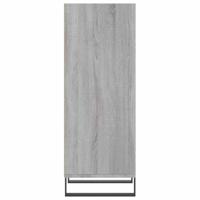 Dressoir 34,5x32,5x90 cm bewerkt hout grijs sonoma eikenkleurig - thumbnail