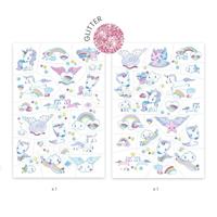 DJECO Eenhoorn Tatoeages rozen - thumbnail