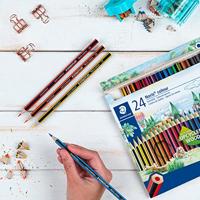 Staedler kleurpotloden Noris Colour, ophangdoos met 24 stuks in geassorteerde kleuren - thumbnail