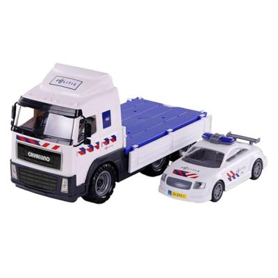 Cavallino politievrachtwagen en politieauto, schaal 1:16