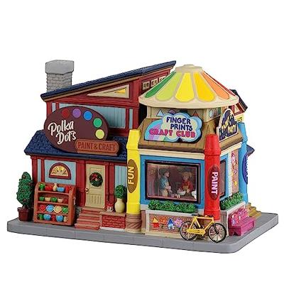 Lemax polka dot&apos;s clubhouse verlicht kersthuisje Caddington Village 2023