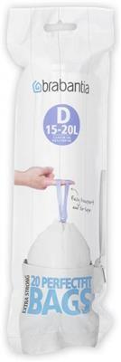 Brabantia afvalzak D 15-20 ltr 20 zakken