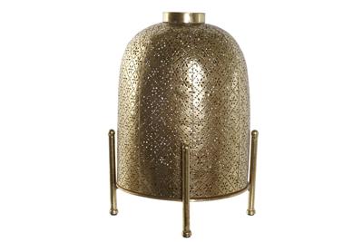 Kaarshouder Home ESPRIT Gouden Metaal Kristal 24 x 24 x 33 cm Kaarshouder Home ESPRIT Gouden Metaal Kristal 24 x 24 x 33 cm