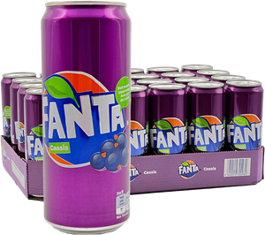 Fanta cassis blik (24x 33cl)