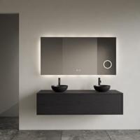 Onderkast Gliss Design Joa Black Veneer 140 CM Incl.Topplaat - thumbnail