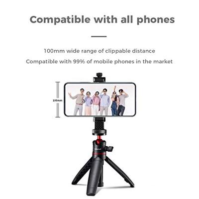 Ulanzi ST-17 360º Draaibare Telefoonhouder voor statief met Cold Shoe Mount - thumbnail