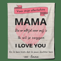 Fleecedeken Moederdag - Mama - Pillow Buddies - thumbnail