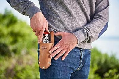 Felco NR 910 Lederträger Nr. 910 mit Gürtelklammer Leren holster