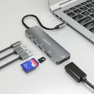 Hub USB Aisens ASUC-6P016-GR Grijs (1 Stuks) Hub USB Aisens ASUC-6P016-GR Grijs (1 Stuks)