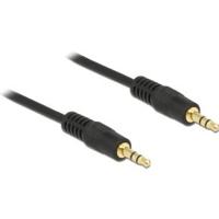 Delock 83742 Jackplug Audio Aansluitkabel [1x Jackplug male 3,5 mm - 1x Jackplug male 3,5 mm] 0.5 m Zwart - thumbnail