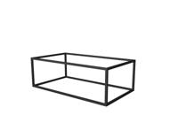 INK Stalen frame 15mm dikte 80 cm x 45 cm x 27 cm Mat zwart 1901253 - thumbnail