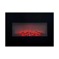 Decoratieve elektrische wandhaard Classic Fire Memphis Zwart 1800 W 66 x 13 x 46 cm - thumbnail