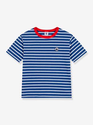 T-shirt kind PETIT BATEAU marineblauw